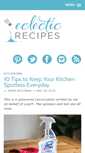 Mobile Screenshot of eclecticrecipes.com